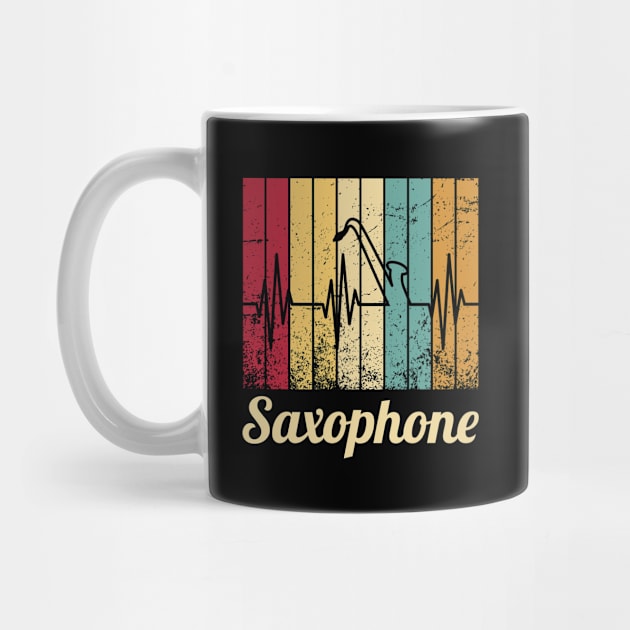 Saxophone Jazz Gift Musical Instrument Vintage by AlleyField